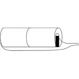 Noodverlichtingsaccu C Stick 2.4V 2.5Ah
