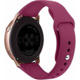 Samsung Gear Sport bandje Samsung galaxy watch active 1 - 2 / Galaxy Watch 42mm SM-R810 bandje Paars 20 mm