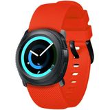 Samsung Gear Sport bandje / Galaxy Watch 42mm SM-R810 / Galaxy Watch 42mm SM-R810 silicone fel Oranje 20 mm