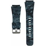 Samsung Gear Sport bandje / Galaxy Watch 46mm SM-R810 Silicone Leger Donkergrijs Large donkergrijs 22 mm