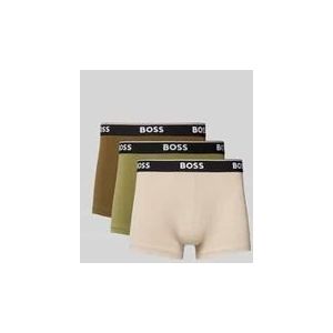 Trunks mit elastischem Label-Bund Modell 'Power' im 3er-Pack