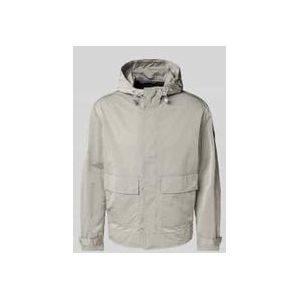 Regular Fit Parka aus wasserabweisendem Material mit Kapuze