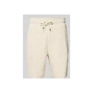 Regular Fit Bermudas mit Strukturmuster Modell 'Lamson'