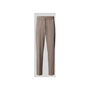 Relaxed Fit Stoffhose mit elastischem Bund