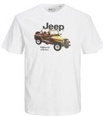 Jack & Jones Shirt Einfarbiges Kurzarmshirt JORJEEP GRAPHIC TEE SS CREW NECK mit Print-Motiv in Regular Fit