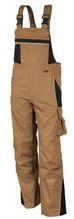 QUALITEX HIGH QUALITY WORKWEAR Latzhose PRO khaki/schwarz Damen: 42 Herren: 48