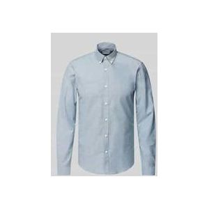 Slim Fit Freizeithemd mit Knopfleiste Modell 'Oxford'