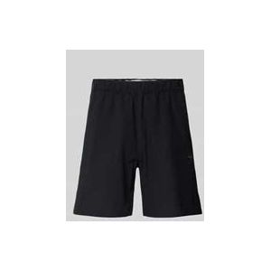 Regular Fit Shorts mit Label-Stitching