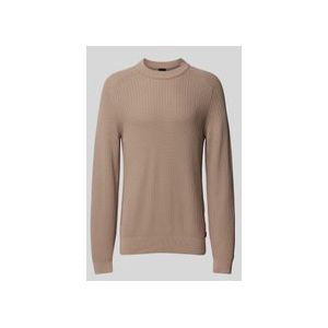 Strickpullover mit Rundhalsausschnitt Modell 'Klincru'