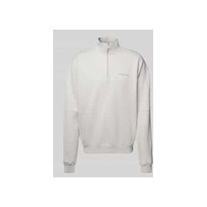 Oversized Sweatshirt mit Label-Print
