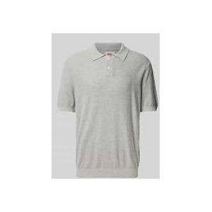 Standard Fit Poloshirt mit gerippten Abschlüssen