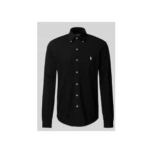 Slim Fit Freizeithemd mit Button-Down-Kragen