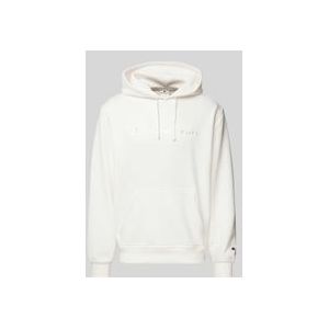 Hoodie mit Label-Stitching