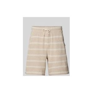 Regular Fit Shorts mit Streifenmuster Modell 'Fede Win'