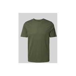 T-Shirt mit Stehkragen
