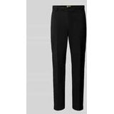 Tapered Fit Stoffhose mit Bügelfalten Modell 'JUNO'