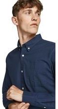 Jack & Jones Hemd BROOK Slimfit Langarmhemd mit Button-Down-Kragen