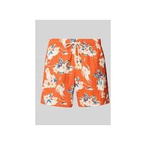 Badeshorts mit Allover-Muster