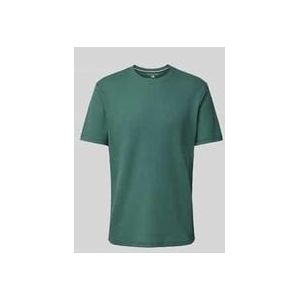 T-Shirt mit Strukturmuster