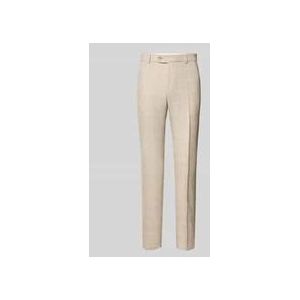 Slim Fit Anzughose aus hochwertigem Leinen-Mix