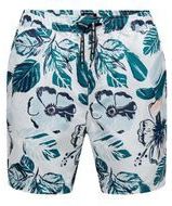 Only & Sons Shorts Badeshorts ONSTHOR SWIM MID FLOWER mit Tunnelzug und Alloverprint