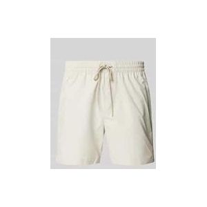 Badehose mit Label-Print