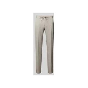 Slim Fit Anzughose mit Bügelfalten Modell 'SPARTAFLEX'