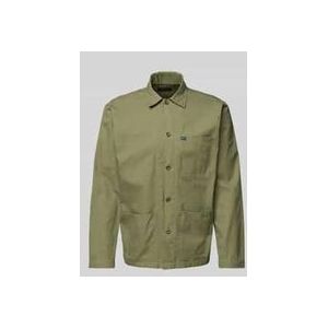 Regular Fit Jeanshemd mit Label-Detail Modell 'OSBAR'