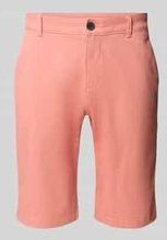 Slim Fit Chinoshorts aus Baumwoll-Mix