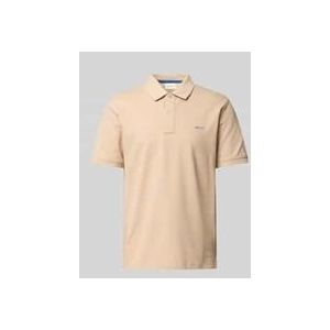 Regular Fit Poloshirt mit Label-Stitching