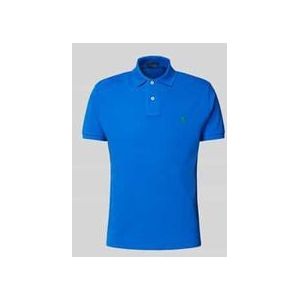 Regular Fit Poloshirt mit Label-Stitching