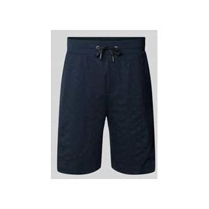 Regular Fit Sweatshorts mit Strukurmuster Modell 'Barlas'