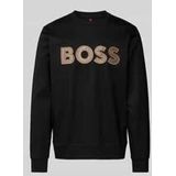 Sweatshirt mit Label-Stitching Modell 'Sharpe'