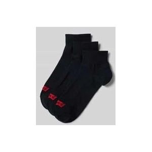 Socken mit Label-Detail Modell 'MID CUT BATWING LOGO' im 3er-Pack