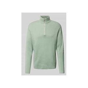 Relaxed Fit Strickpullover in Ripp-Optik