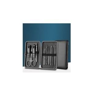 TPFBeauty Maniküre- & Pediküre-Set 10-teilig aus Kunstleder - Blau