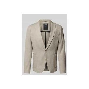 Slim Fit Anzugsakko aus meliertem Jersey