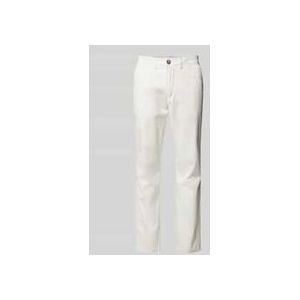 Slim Fit Stoffhose mit französischen Eingrifftaschen