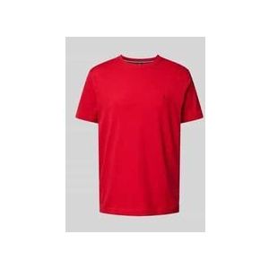 T-Shirt mit Label-Stitching