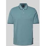 Regular Fit Poloshirt mit Label-Detail