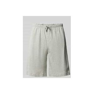 Shorts aus Jersey mit Logo-Stickerei