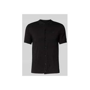 Slim Fit Freizeithemd mit Logo-Stitching Modell 'Ecovero'