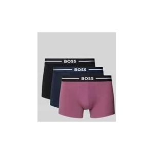 Trunks mit elastischem Logo-Bund im 3er-Pack