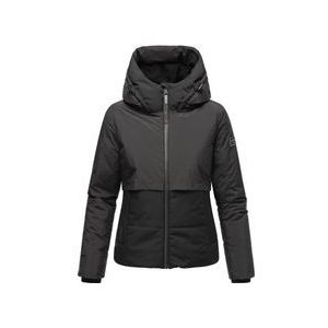 NAVAHOO Damen Winterjacke Recyceltes gefütterte Outdoor Jacke Kapuze & Stehkragen Liebesk�üken