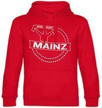 multifanshop Kapuzen Sweatshirt - Mainz - Meine Fankurve - Druck weiß - Hoodie