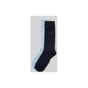 Socken mit Label-Stitching im 2er-Pack