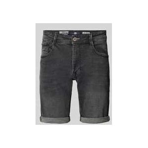 Regular Fit Jeansshorts im 5-Pocket-Design Modell 'BULLSEYE'