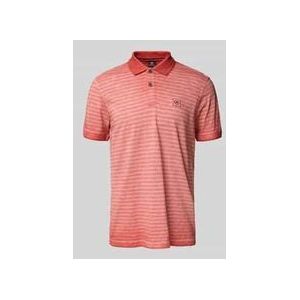 Regular Fit Poloshirt mit Label-Detail Modell 'SLUB'