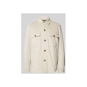 Regular Fit Hemdjacke mit Brustpattentaschen Modell 'Hutson'