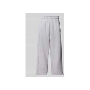 Wide Leg Sweatpants mit Label-Print